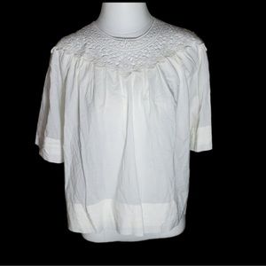 J Crew Women’s White Top Size Small